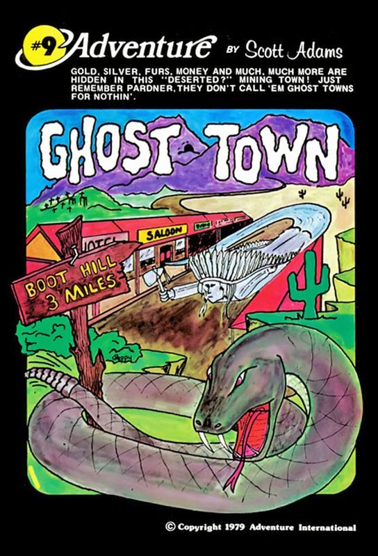 Ghost Town box art for TI-99